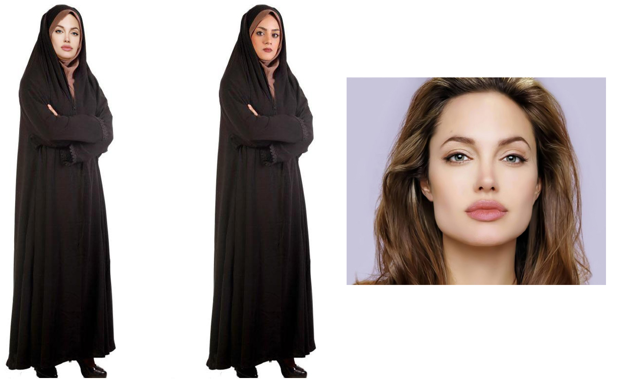 اضافه کردن حجاب به تصاویر با فتوشاپ